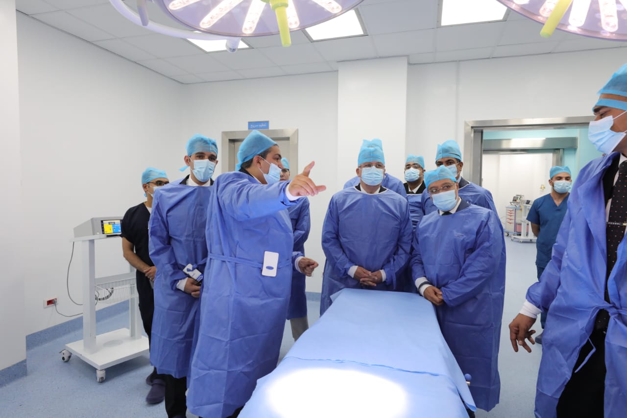 افتتاح مستشفى الجراحات الجامعى