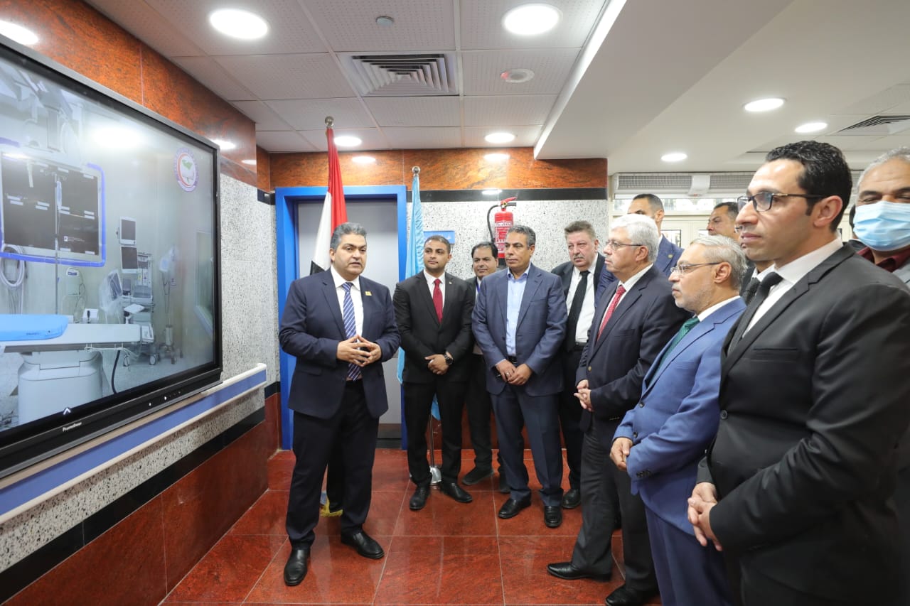 افتتاح مستشفى الجراحات الجامعى