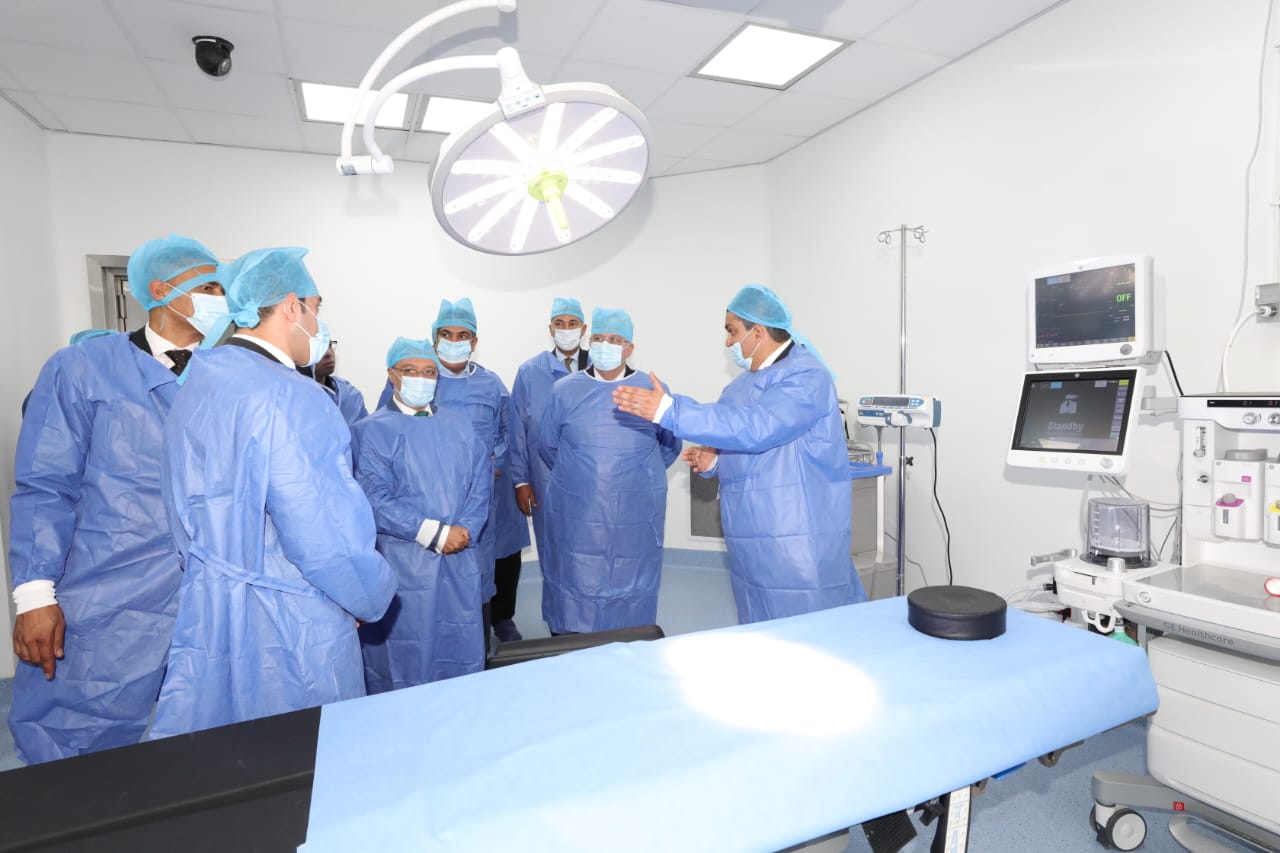 افتتاح مستشفى الجراحات الجامعى