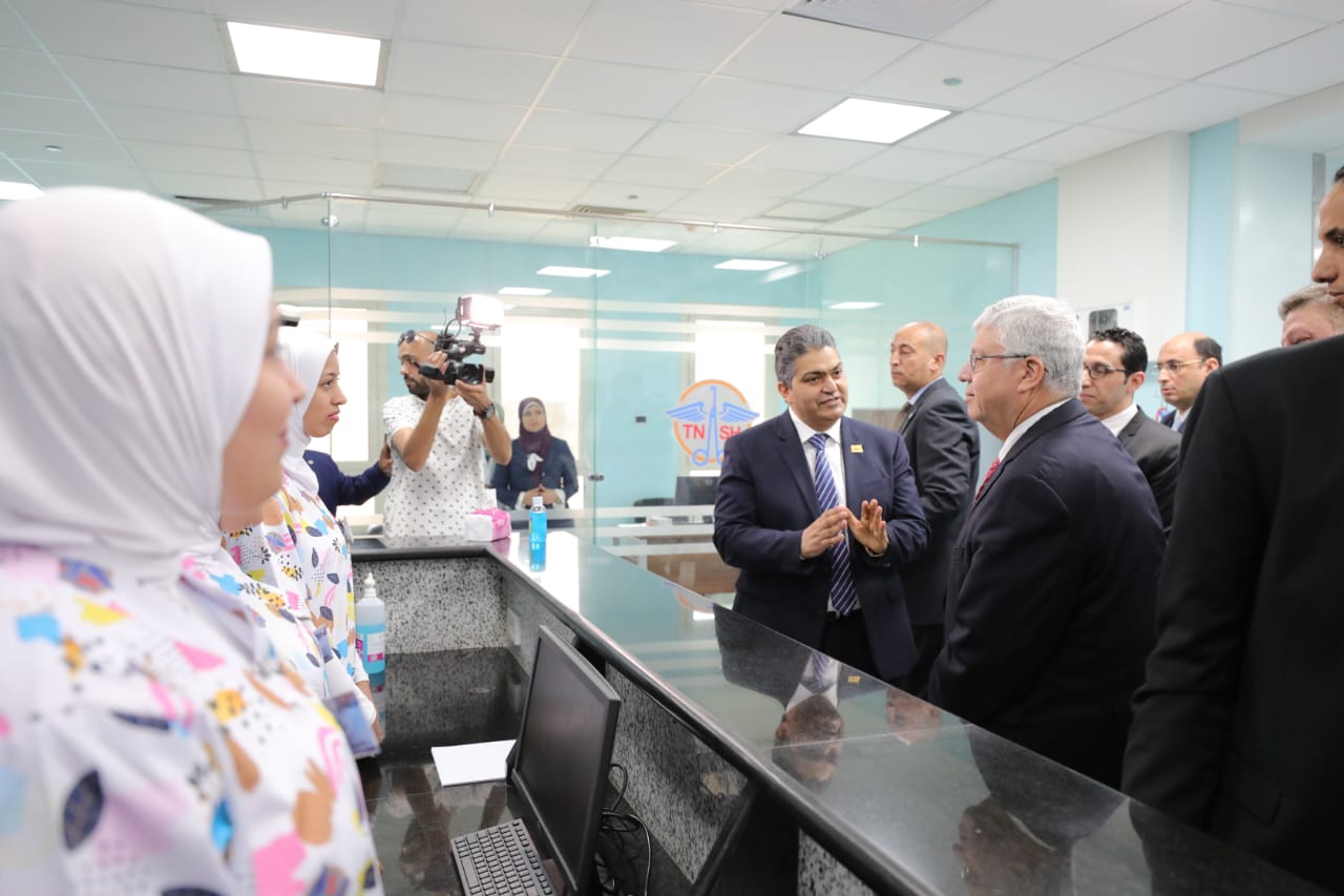افتتاح مستشفى الجراحات الجامعى