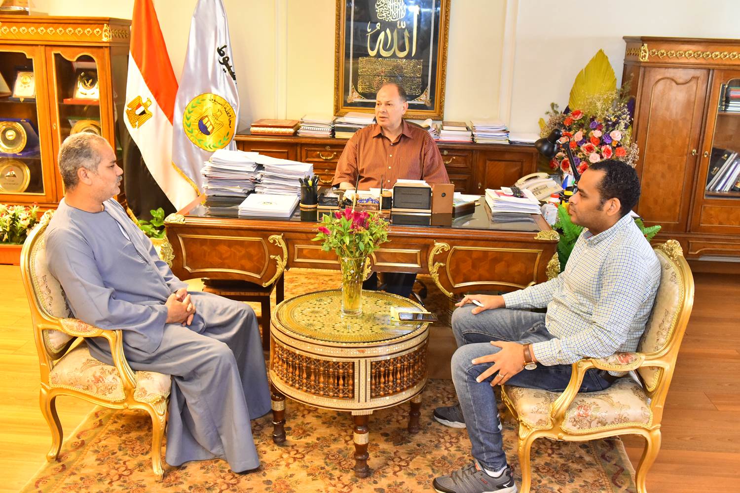 لقاء محافظ أسيوط مع أعضاء مجلسي النواب والشيوخ