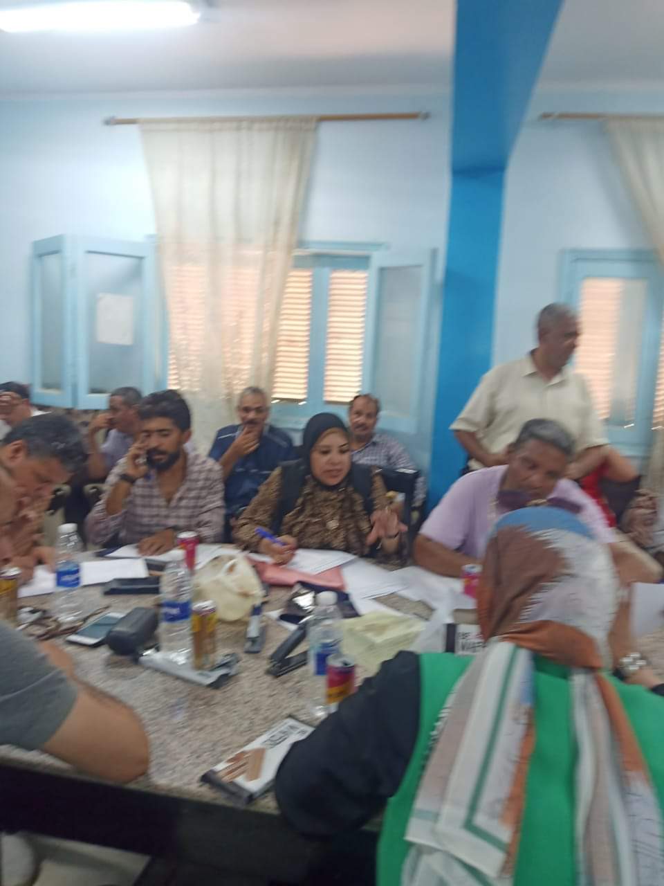 سكرتير مساعد اسيوط يتابع التجهيزات النهائية