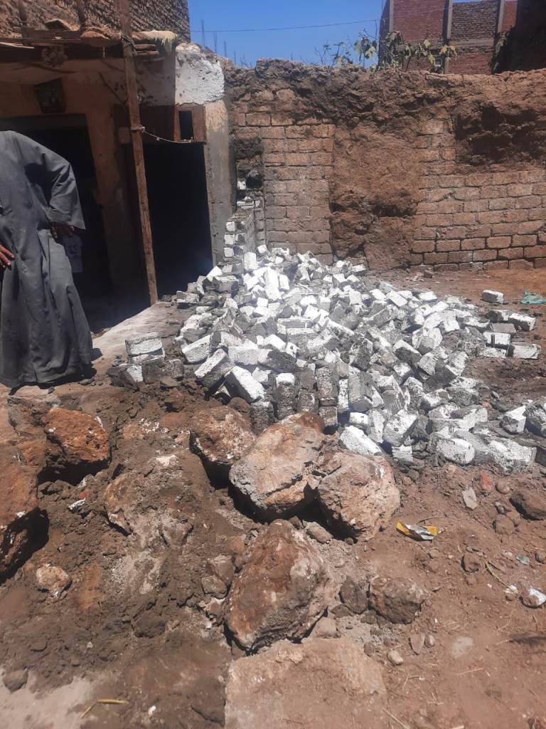 محافظ أسيوط إزالة حالتي تعدي على أراضي زراعية بمركزي صدفا والقوصية