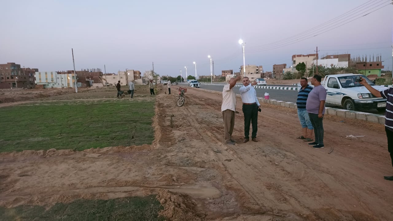 انشاء مسطح أخضر كمتنفس لأهالي الداخلة