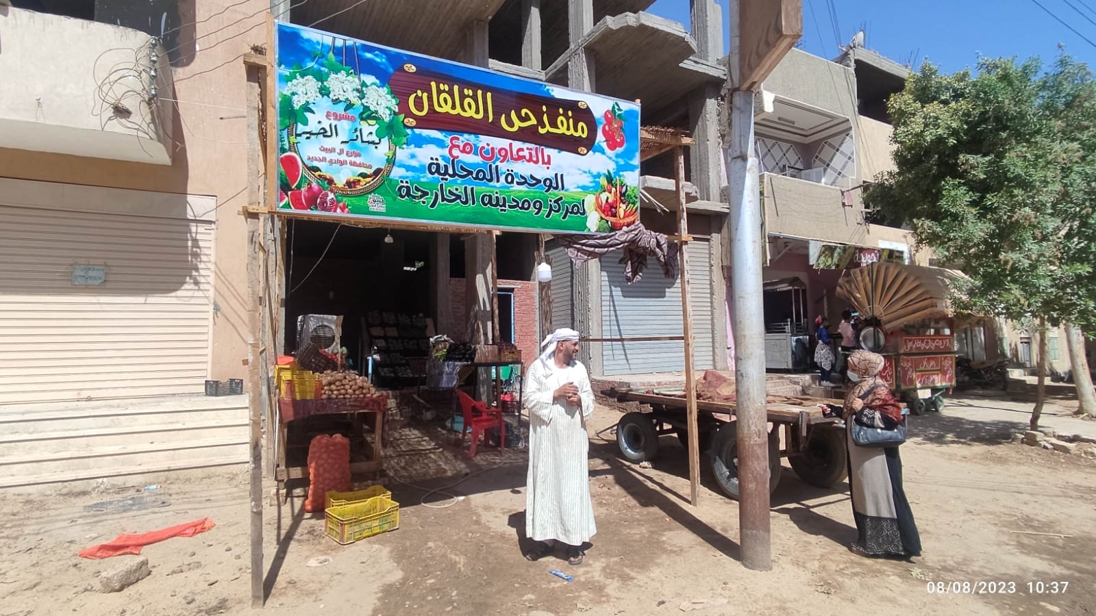 تثبيت أسعار الخضار والفاكهة في جميع منافذ الوحدة المحلية لمركز ومدينة الخارجة