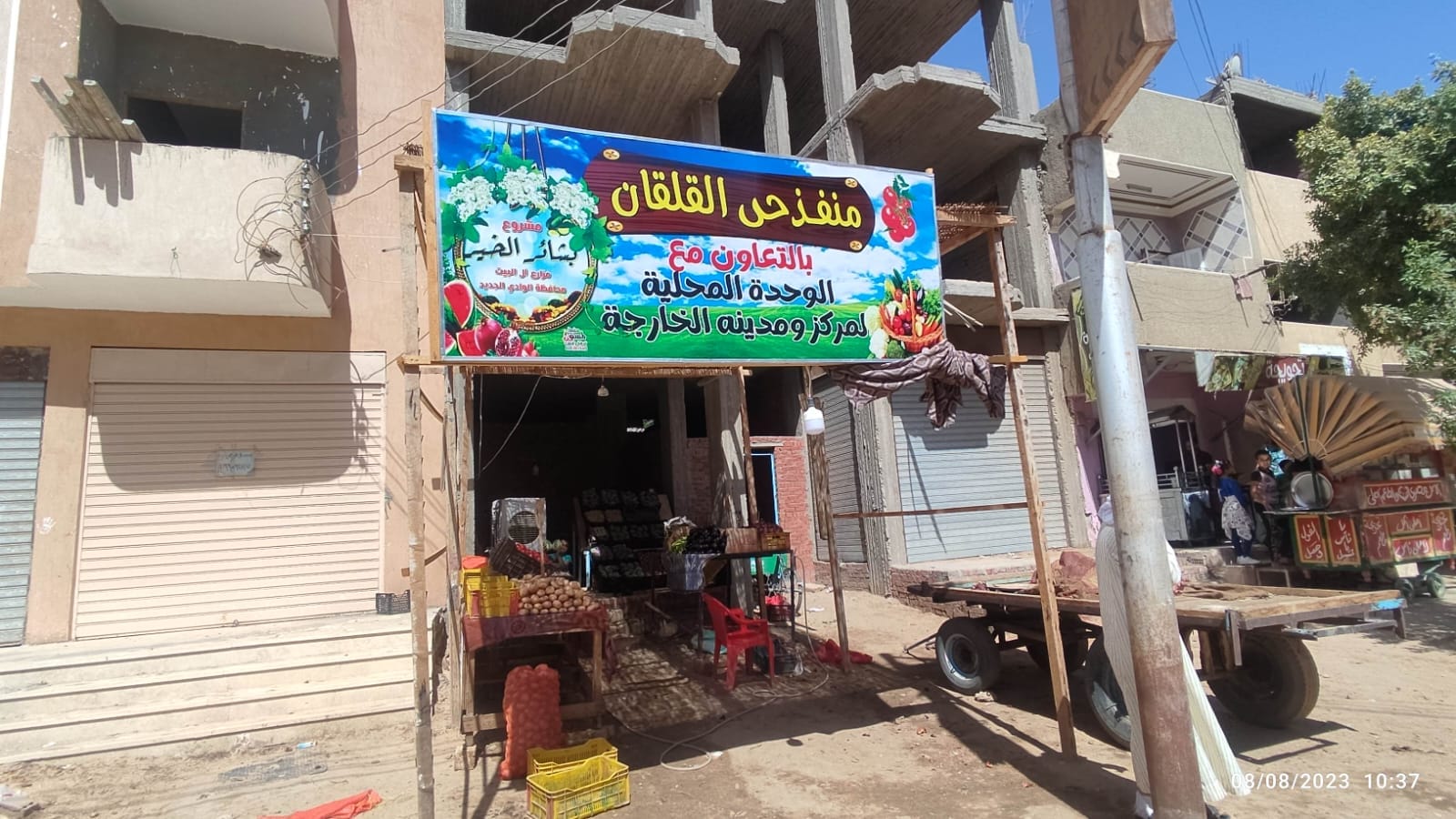 تثبيت أسعار الخضار والفاكهة في جميع منافذ الوحدة المحلية لمركز ومدينة الخارجة