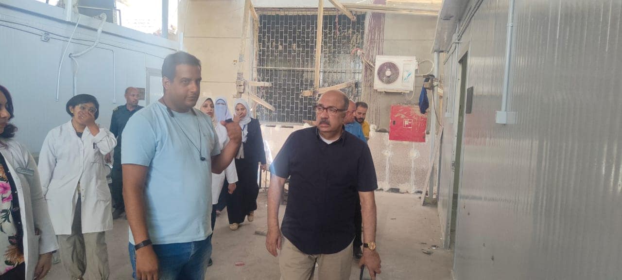وكيل وزارة الصحة بأسيوط يتابع اعمال التطوير بمستشفى الرمد ويوجه بسرعة الانتهاء