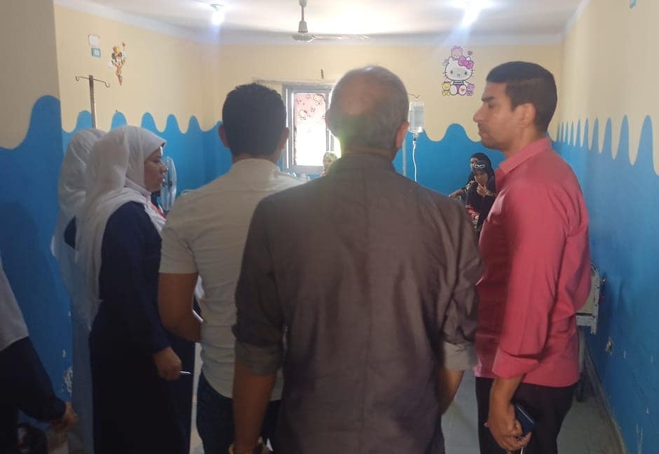 رئيس مركز ومدينة الغنايم يقوم بريازة مفاجئة للمستشفى االمركزي