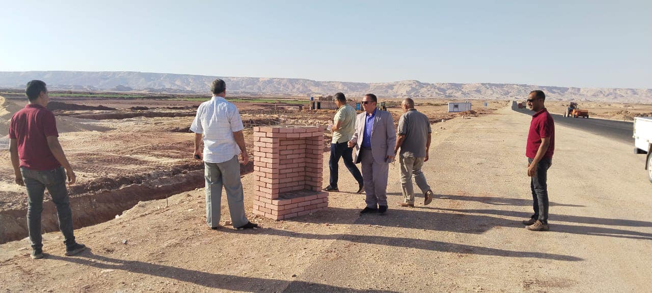 إنشاء أول كمينين أمنيين نقاط تفتيش في مركز بلاط بالوادي الجديد