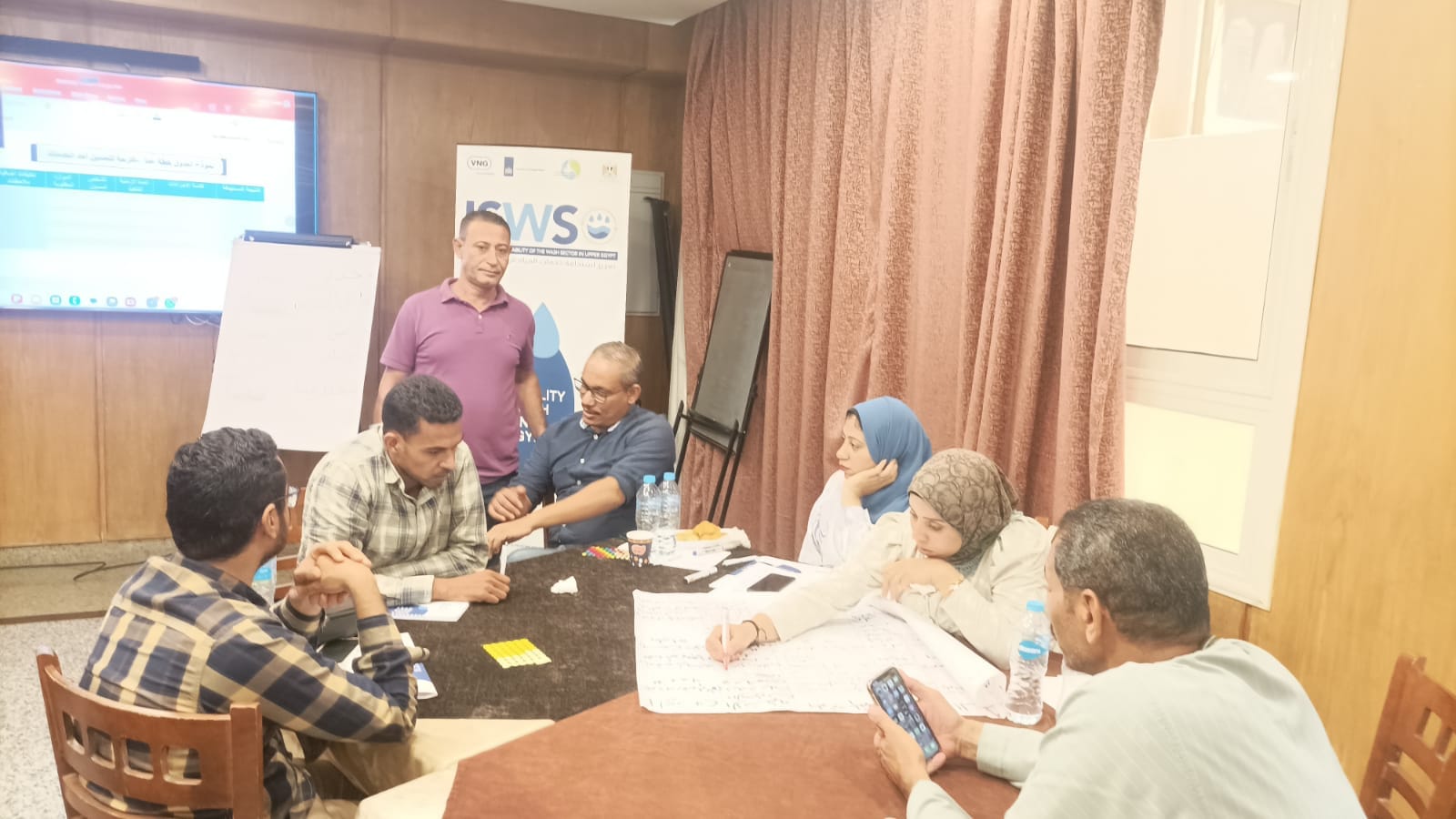 تنفيذ مشروع تعزيز استدامة خدمات مياه الشرب والصرف الصحي بصعيد مصر