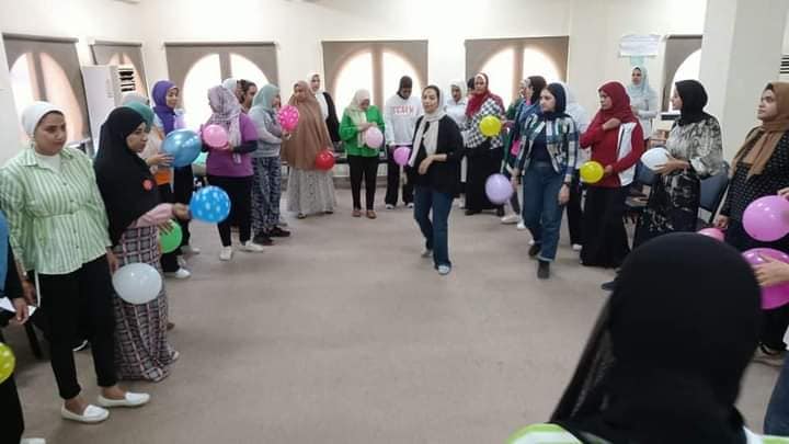 نشارك مدربات اسيوط في برنامج الرياضة من أجل التنمية مهارتي - لياقتي