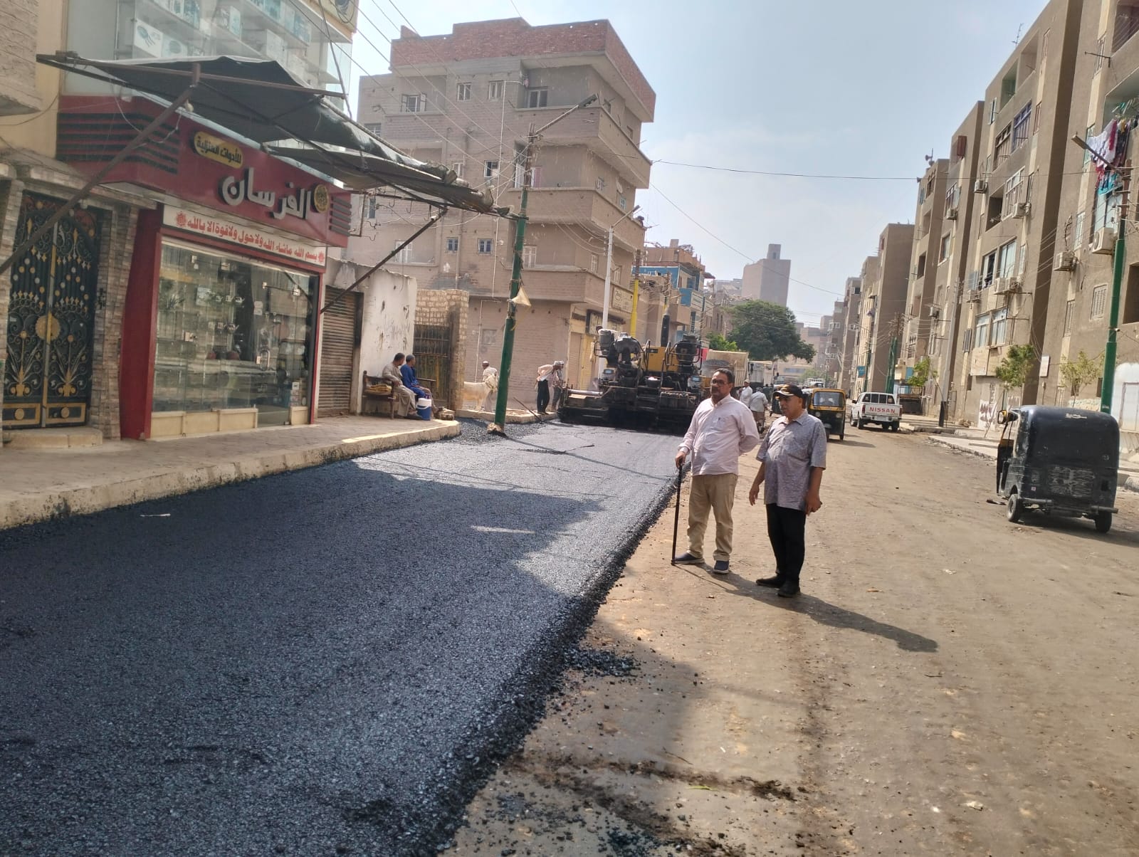 محافظ أسيوط يعلن البدء في رصف شوارع مدينة منفلوط