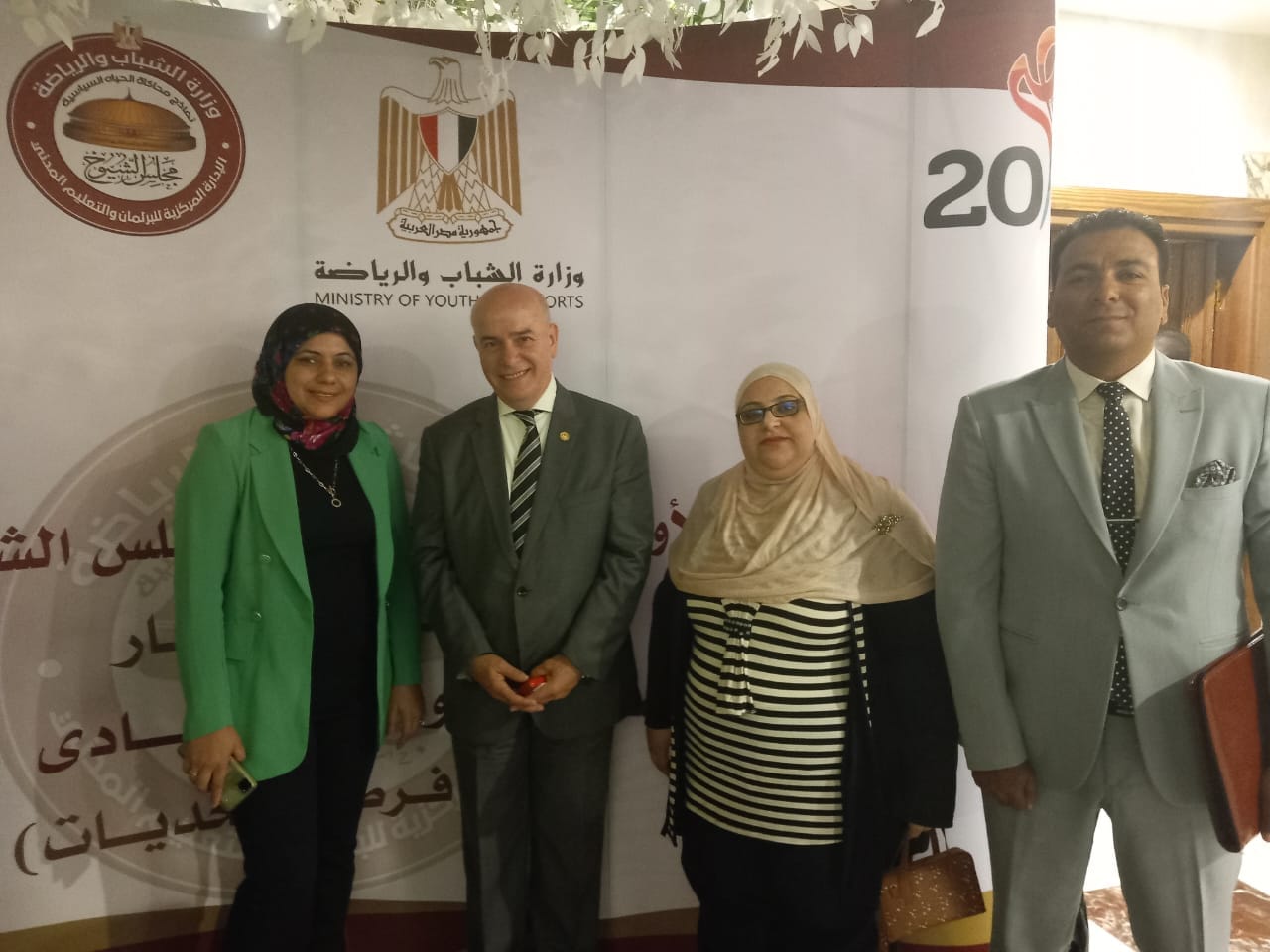 شباب الوادي الجديد يشارك في المؤتمر الأول لأعضاء نموذج محاكاة مجلس الشيوخ