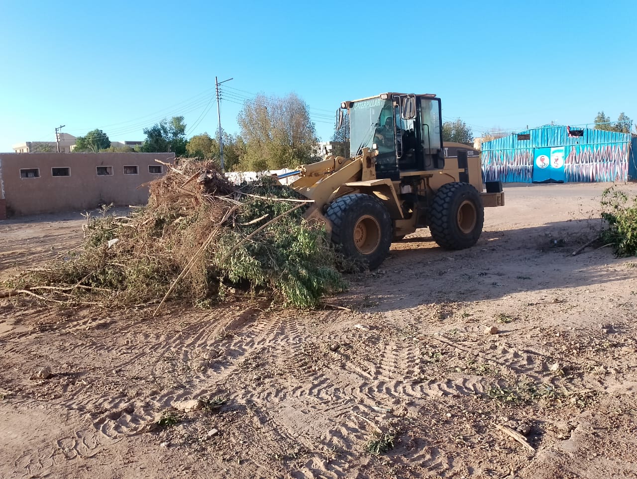 شهدت مدينة موط استمرار حملات النظافة بمركز الداخلة