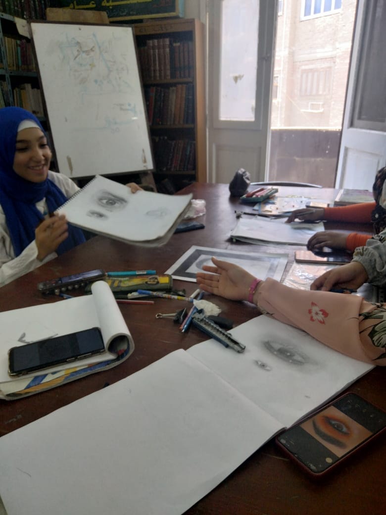 بيت ثقافة جرجا ينظم مسابقة فنية بين الأطفال