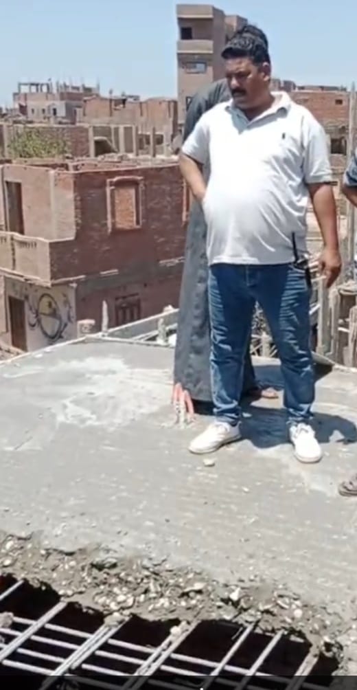 محلية مركز ومدينة الفتح ازالة حالتين تعدي علي اراضي زراعية وبناء مخالف