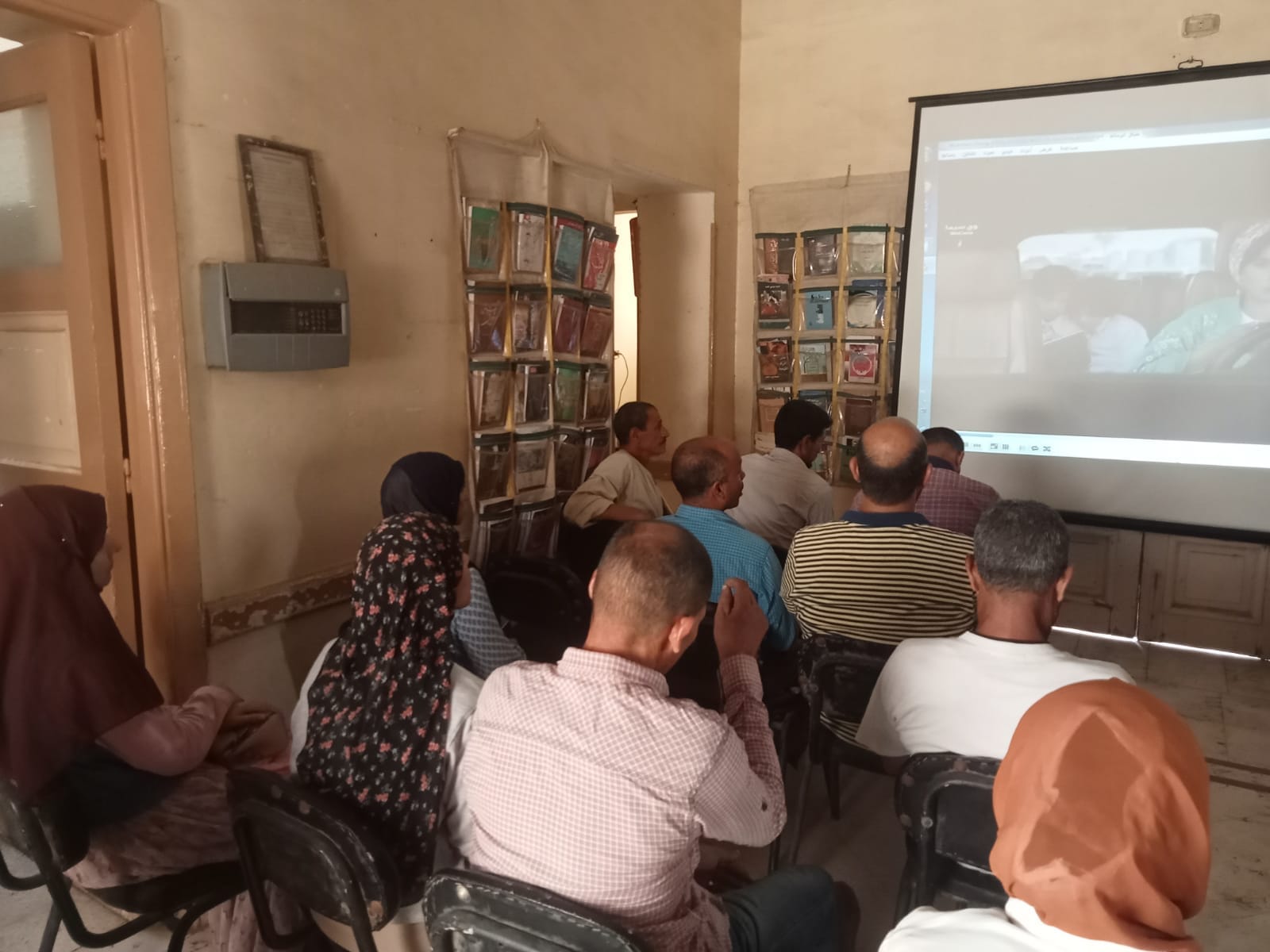 ثقافة المنيا تقيم عروض سينما وفيلم جروب الماميز بمغاغة