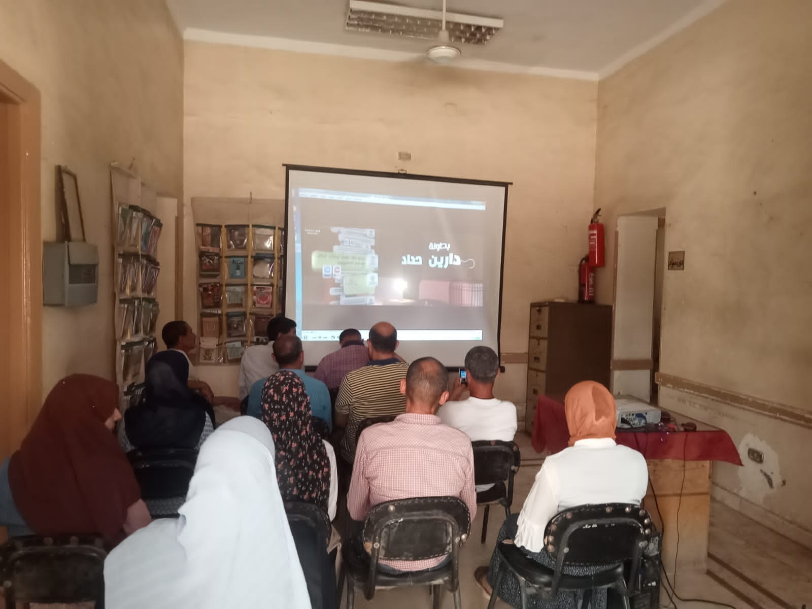 ثقافة المنيا تقيم عروض سينما وفيلم جروب الماميز بمغاغة