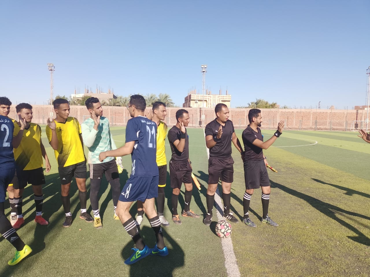 الاسبوع الرابع للمجموعة الثانية في دوري مراكز الشباب بالوادي الجديد