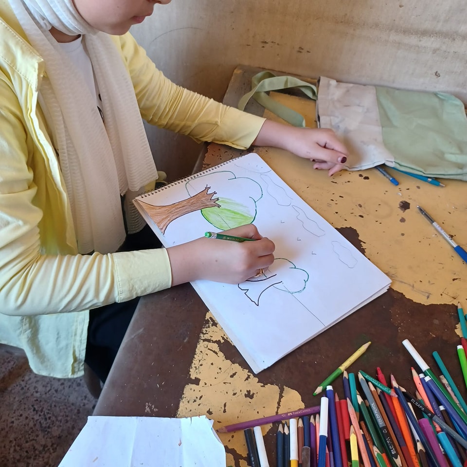 بيت ثقافة سمالوط يقيم ورشة فنية رسم وتلوين