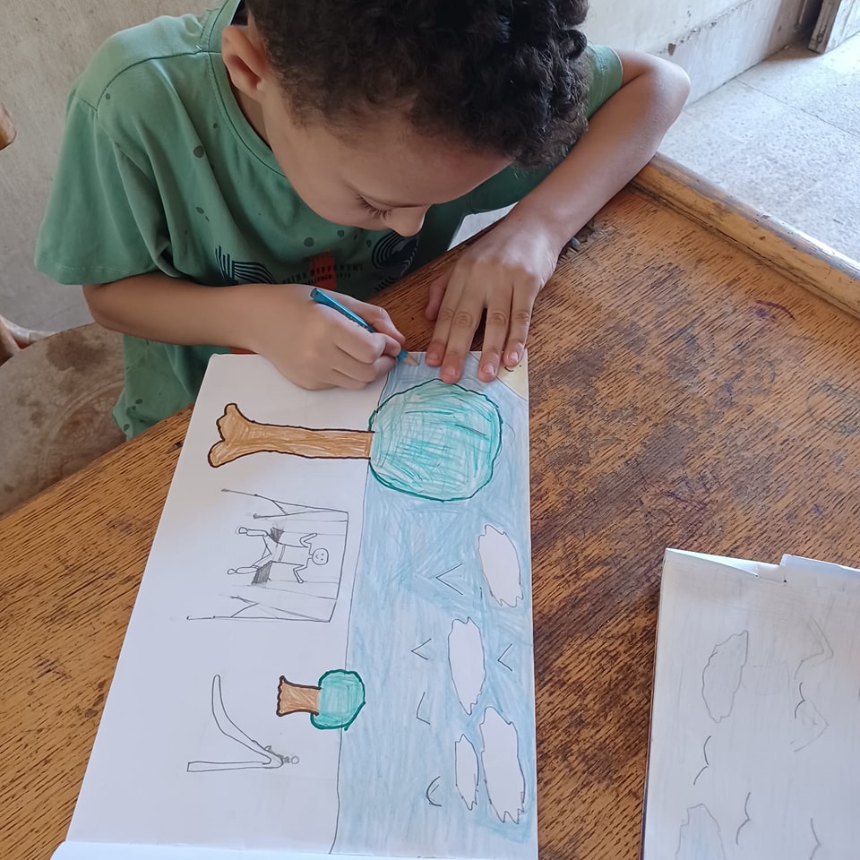 بيت ثقافة سمالوط يقيم ورشة فنية رسم وتلوين