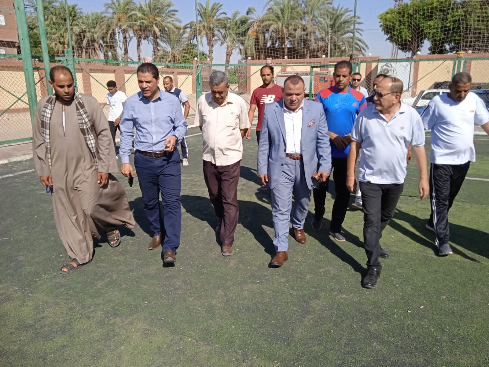 وكيل وزارة الشباب والرياضة باسيوط يتفقد مركز شباب عرب الاطاولة بإدارة الفتح