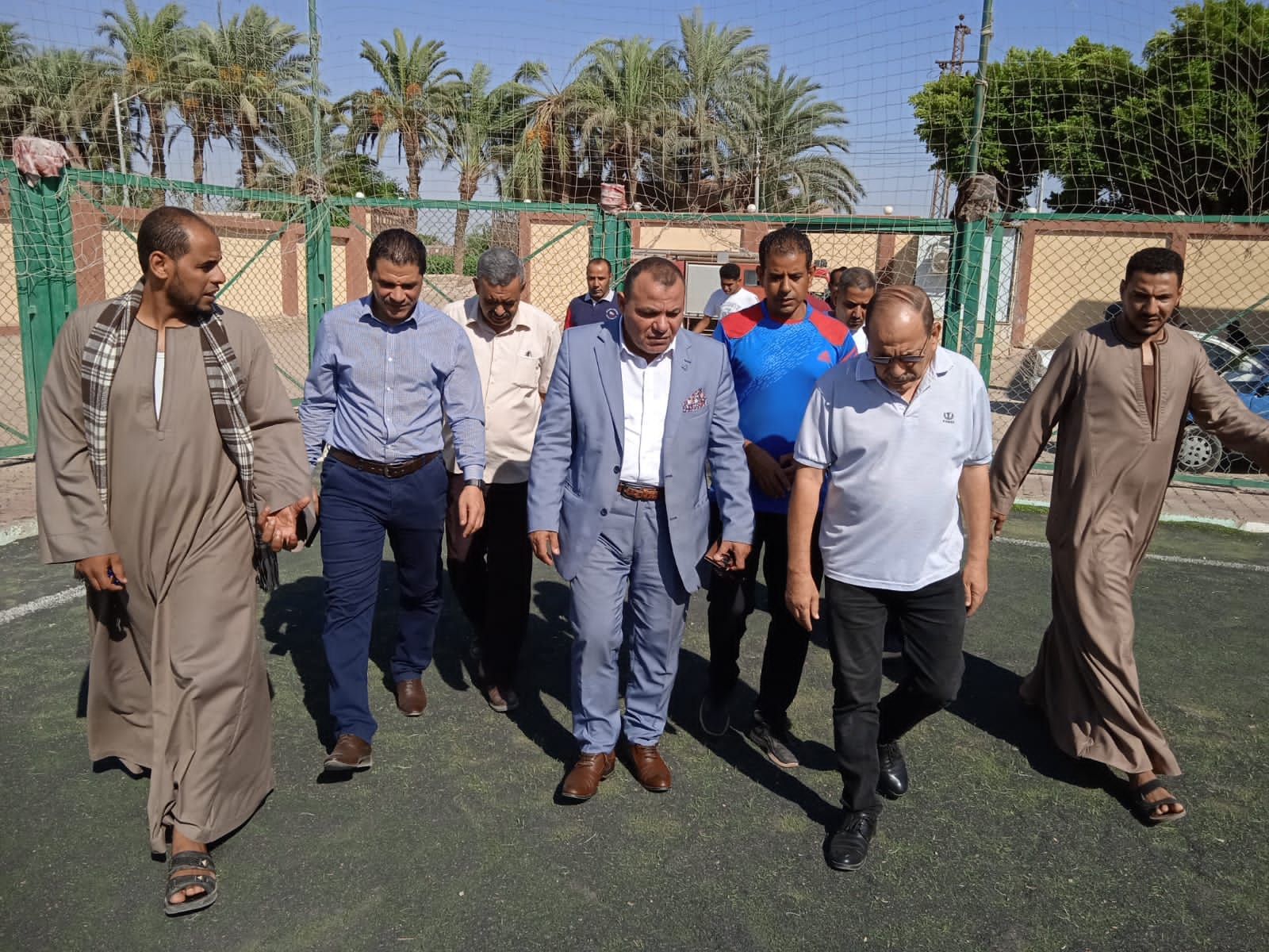 وكيل وزارة الشباب والرياضة باسيوط يتفقد مركز شباب عرب الاطاولة بإدارة الفتح