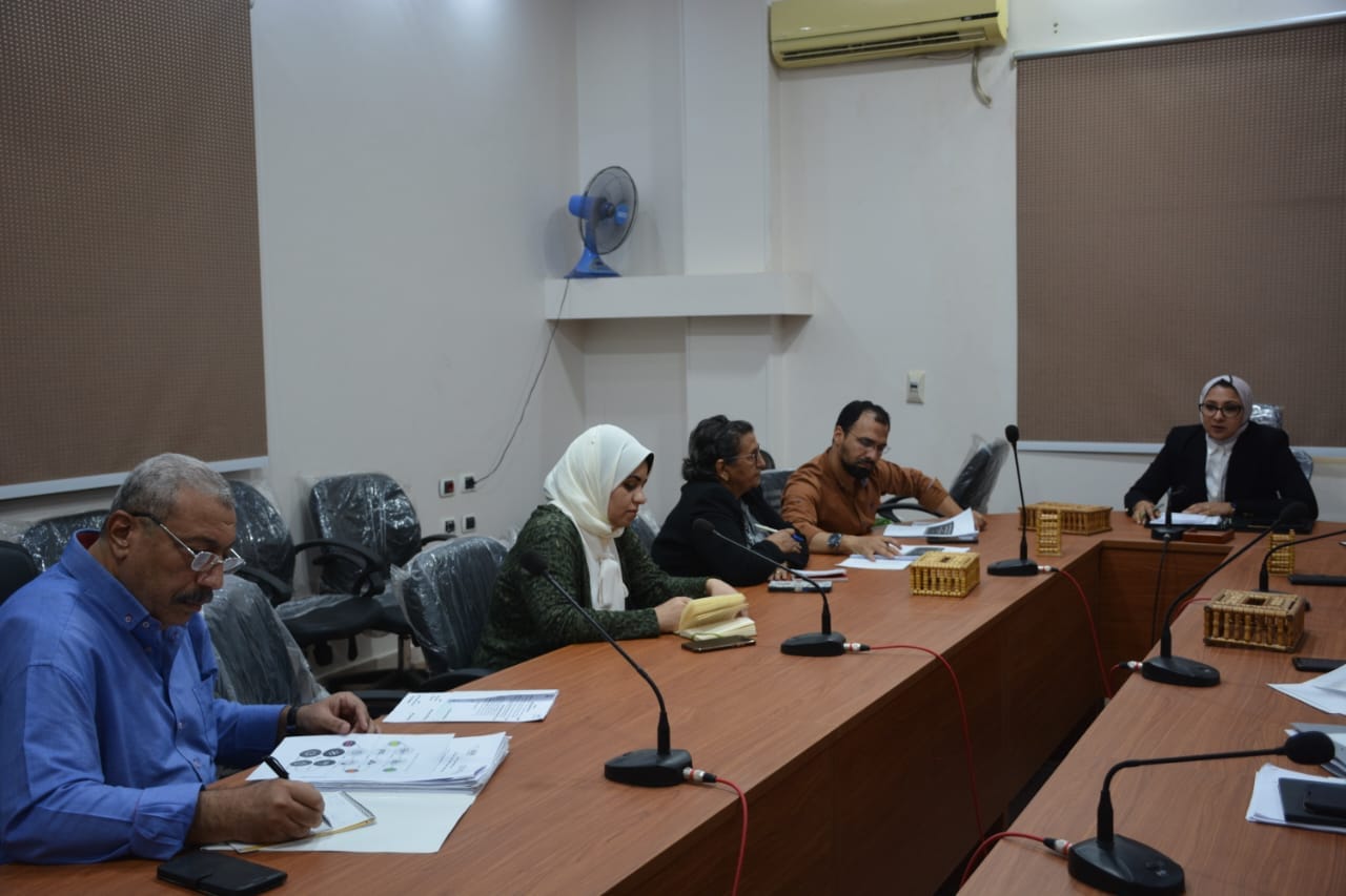 نائب محافظ الوادي الجديد تجتمع مع اللجنة التنفيذية لمبادرة المشروعات الخضراء الذكية