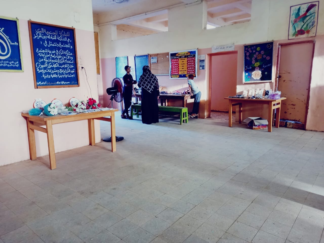 بدء فعاليات معرض تسويق منتجات الشباب الحرفية والتراثية بمركز شباب المعصرة بالوادي