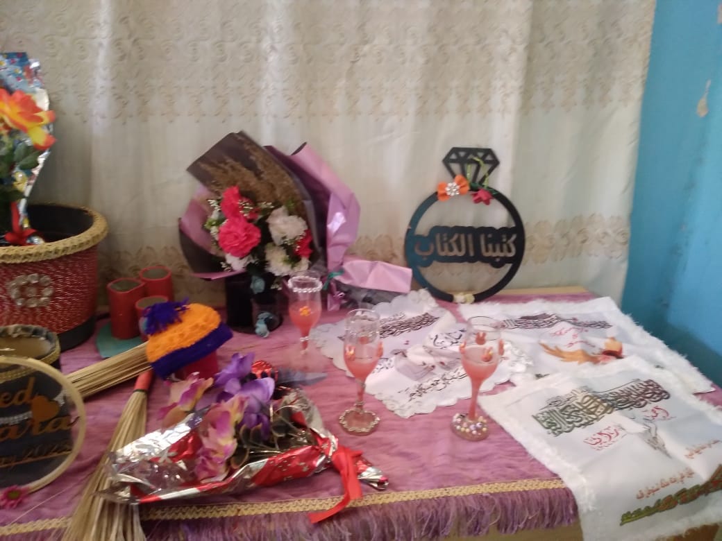 فعاليات معرض تسويق منتجات الشباب الحرفية والتراثية في مركز شباب بولاق بالخارجة