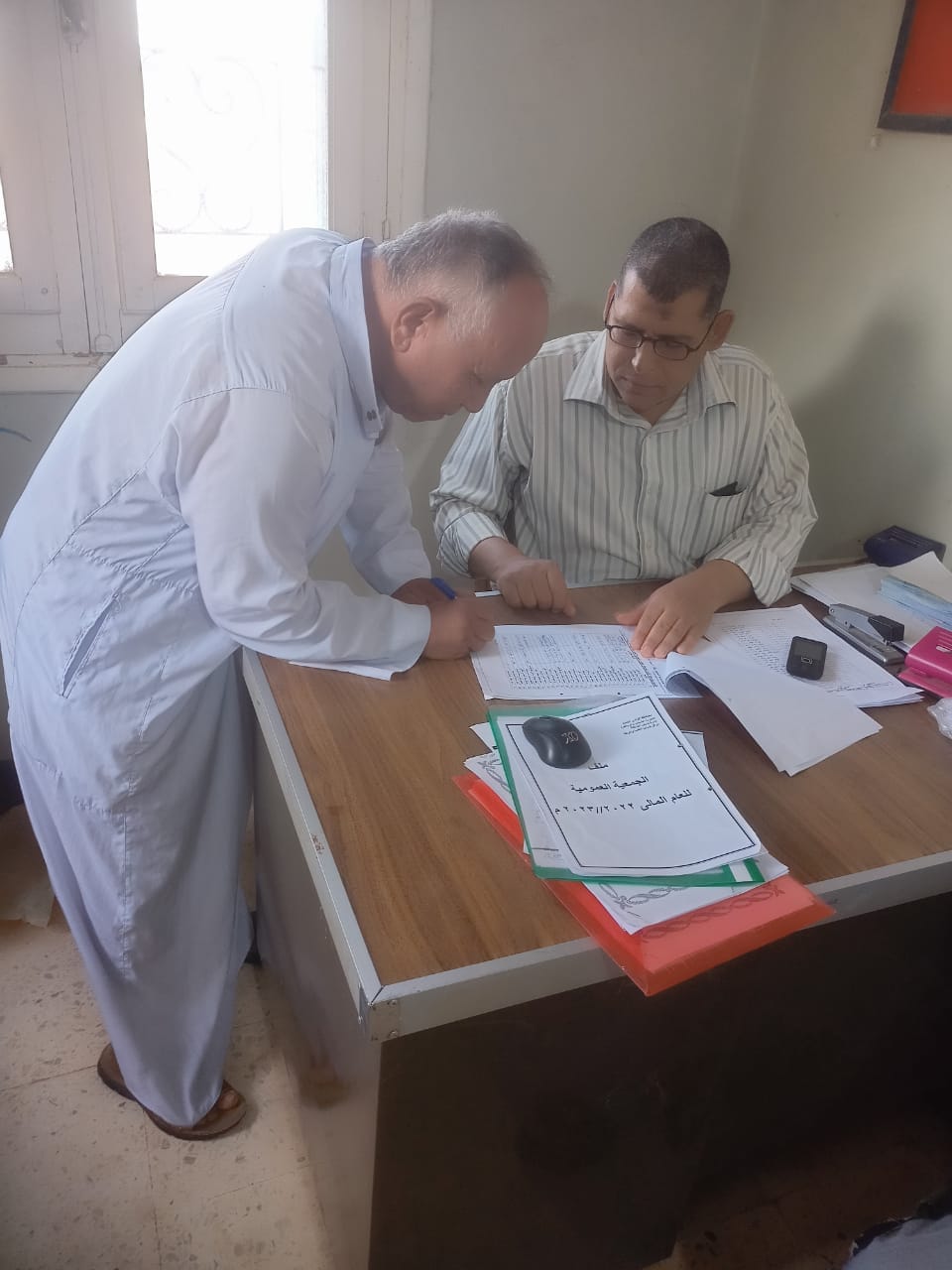 عقد الجمعية العمومية العادية في مركز شباب عين القضا والرخا بمركز الداخلة