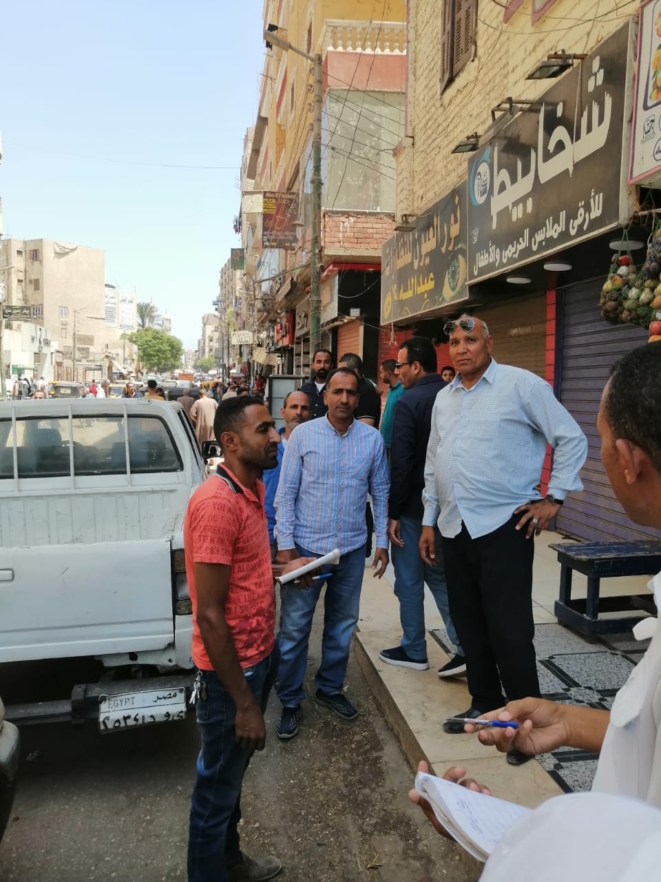 محلية مركز ديروط .. حملة مكبرة لرفع الإشغالات والمرور على المحلات التجارية