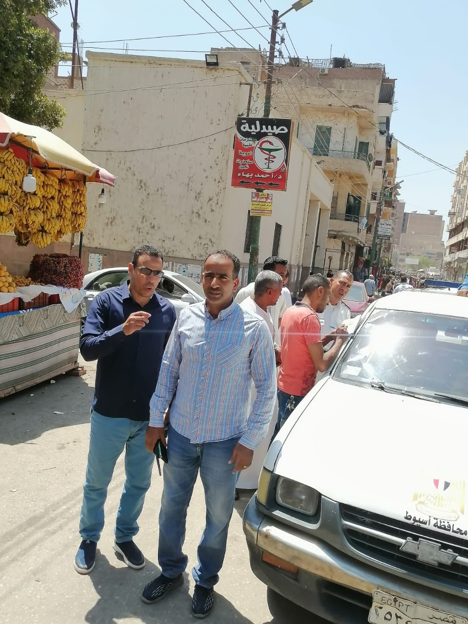 محلية مركز ديروط .. حملة مكبرة لرفع الإشغالات والمرور على المحلات التجارية