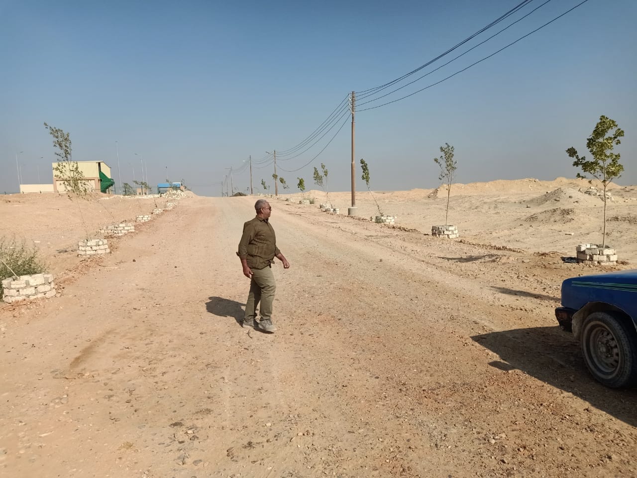 محلية ديروط: متابعة ري المسطح الأخضر بالمحطة الوسيطة للمخلفات الصلبة