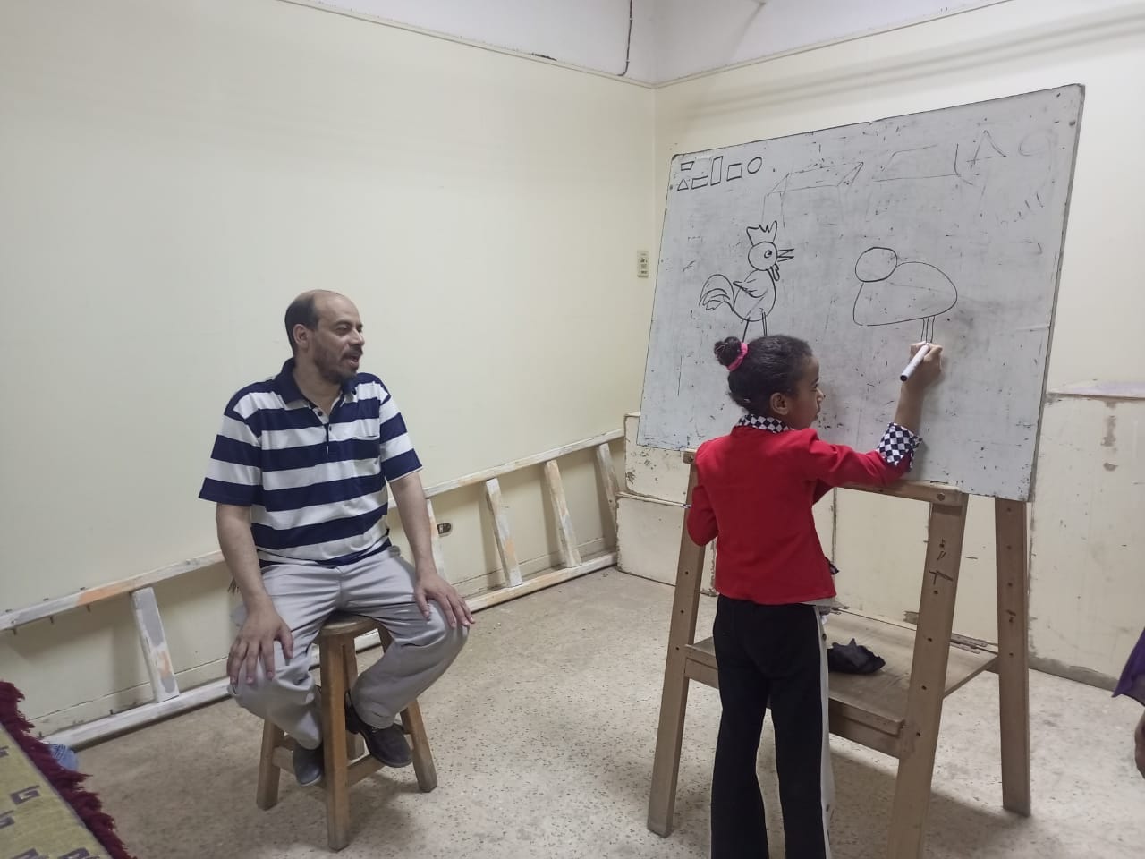 ثقافة ابوتيج: ورشة فنية والعاب ترفيهية للاطفال