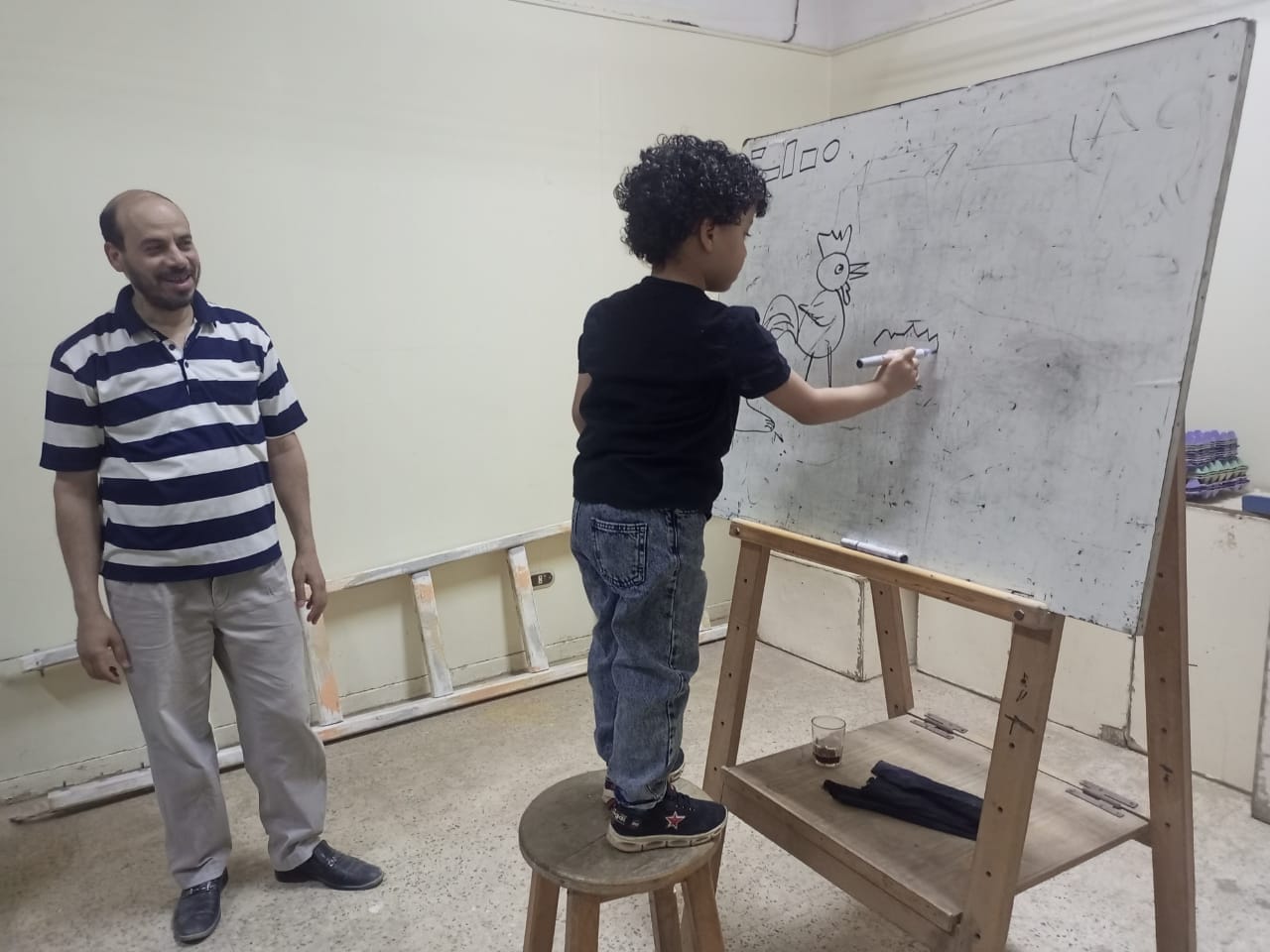 ثقافة ابوتيج: ورشة فنية والعاب ترفيهية للاطفال