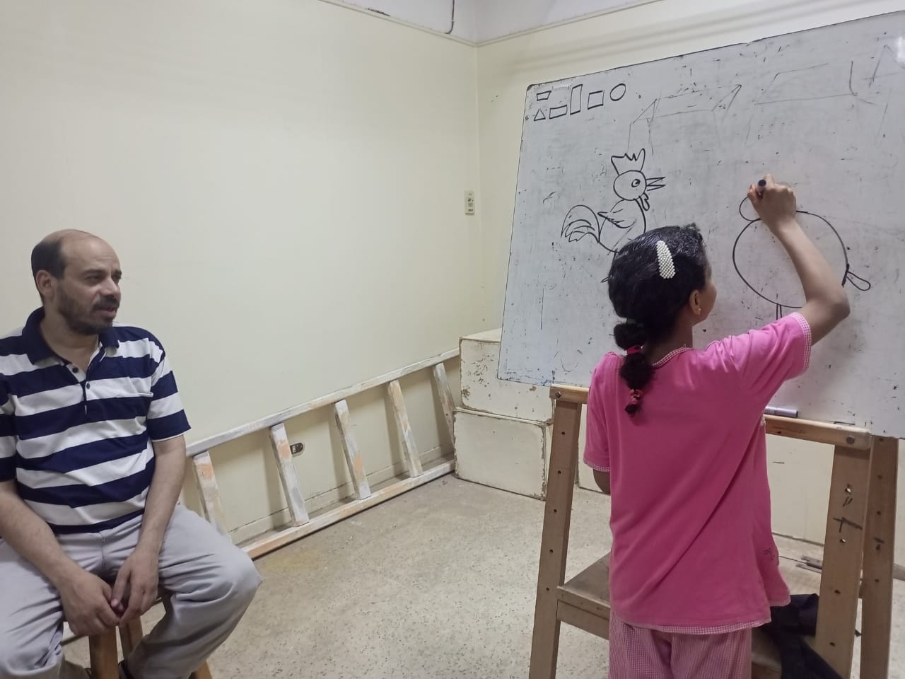 ثقافة ابوتيج: ورشة فنية والعاب ترفيهية للاطفال