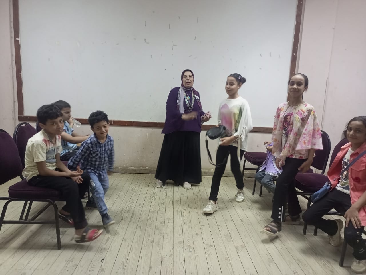 ثقافة ابوتيج: ورشة فنية والعاب ترفيهية للاطفال