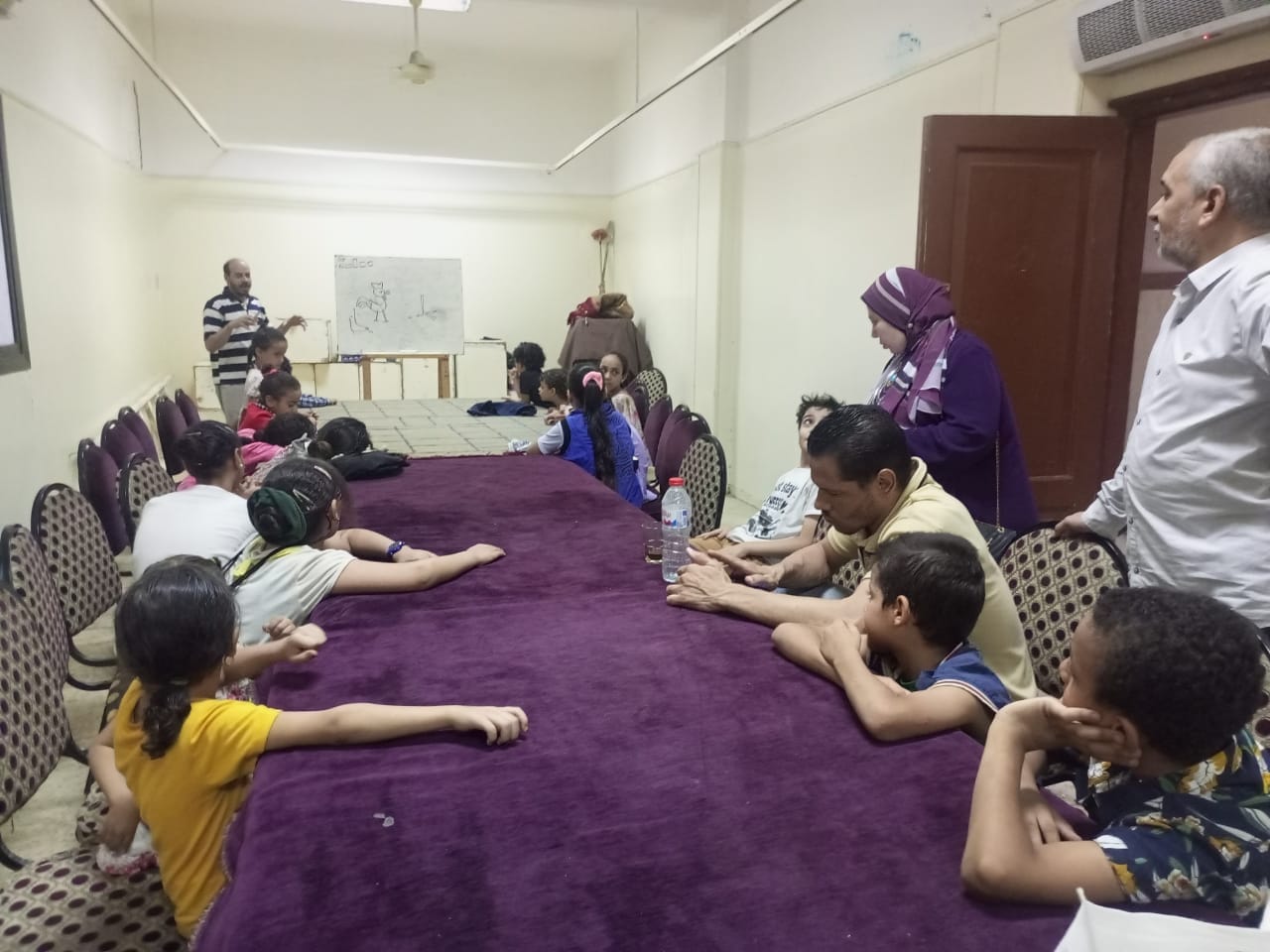 ثقافة ابوتيج: ورشة فنية والعاب ترفيهية للاطفال