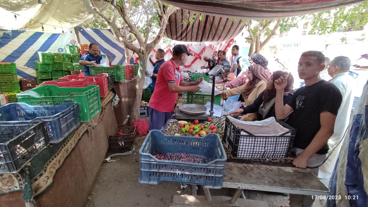 محلية الخارجة: تقيم منافذ بيع للخضر والفاكهة بأسعار مخفضة للمواطنين