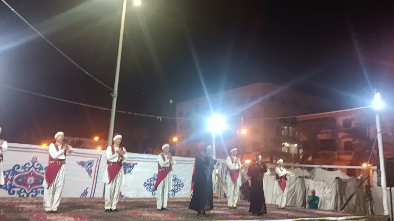 قومية الوادى الجديد تتألق بليالي ثقافتنا فى اجازتنا بدمياط