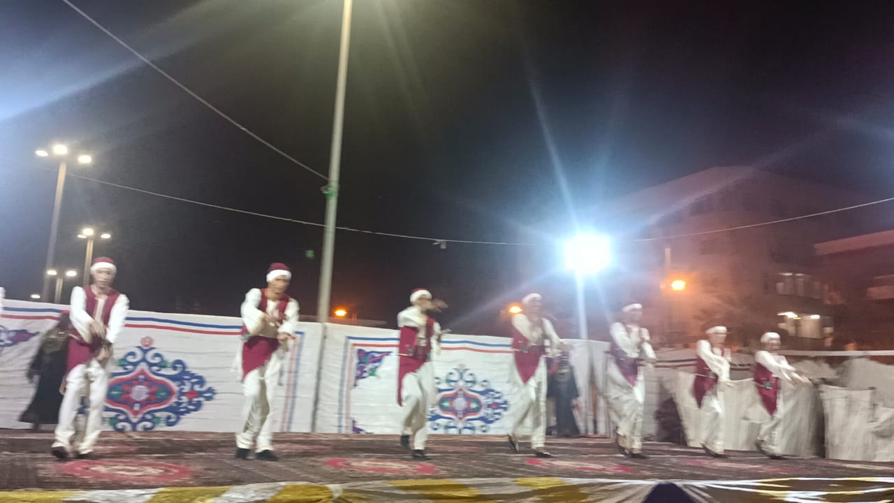 قومية الوادى الجديد تتألق بليالي ثقافتنا فى اجازتنا بدمياط