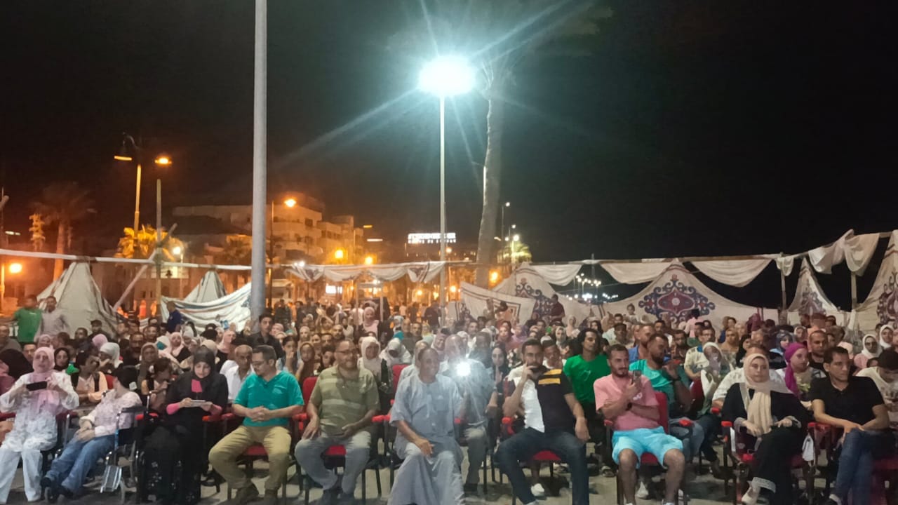 قومية الوادى الجديد تتألق بليالي ثقافتنا فى اجازتنا بدمياط