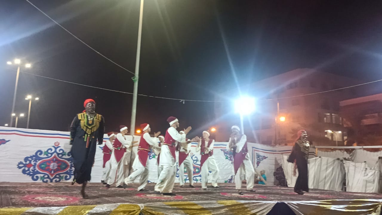 قومية الوادى الجديد تتألق بليالي ثقافتنا فى اجازتنا بدمياط