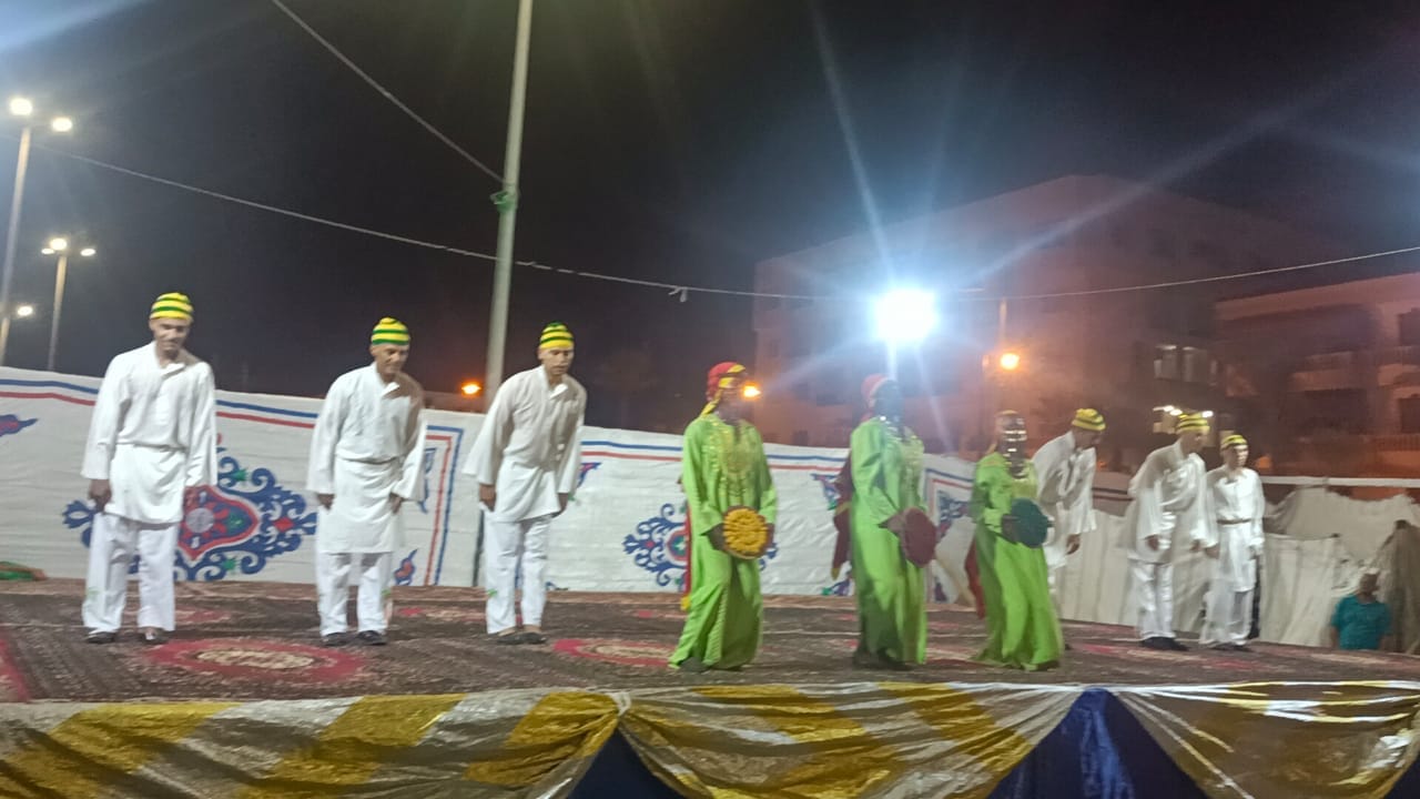 قومية الوادى الجديد تتألق بليالي ثقافتنا فى اجازتنا بدمياط