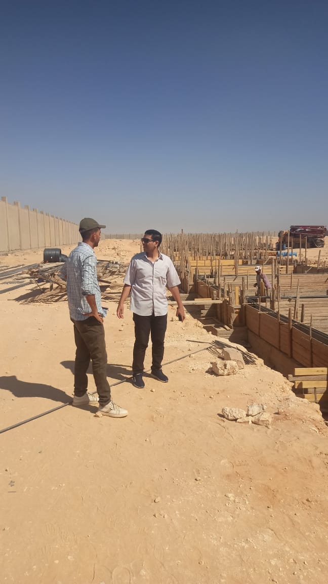 رئيس مركز ومدينة الغنايم يتابع سير العمل بمصنع تدوير المخلفات الصلبة