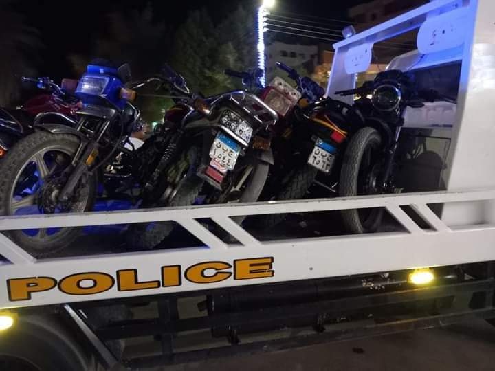 حملة مرورية مكبرة تضيط 129 مركبة مخالفة وسحب 272 رخصة بالوادي الجديد