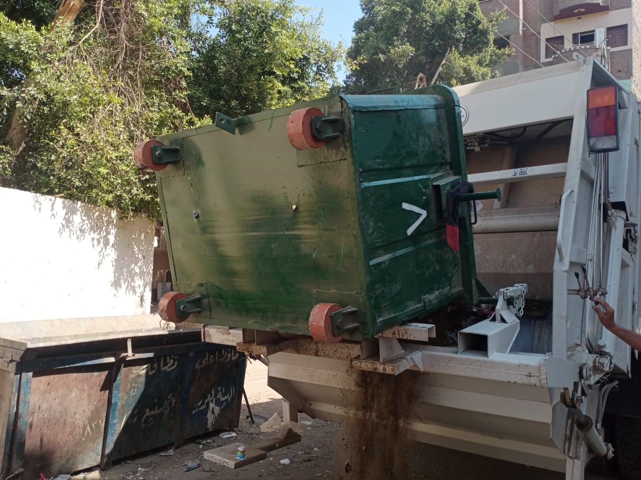بدء العمل بالمكبس الجديد بالوحدة المحلية لمركز ومدينة صدفا