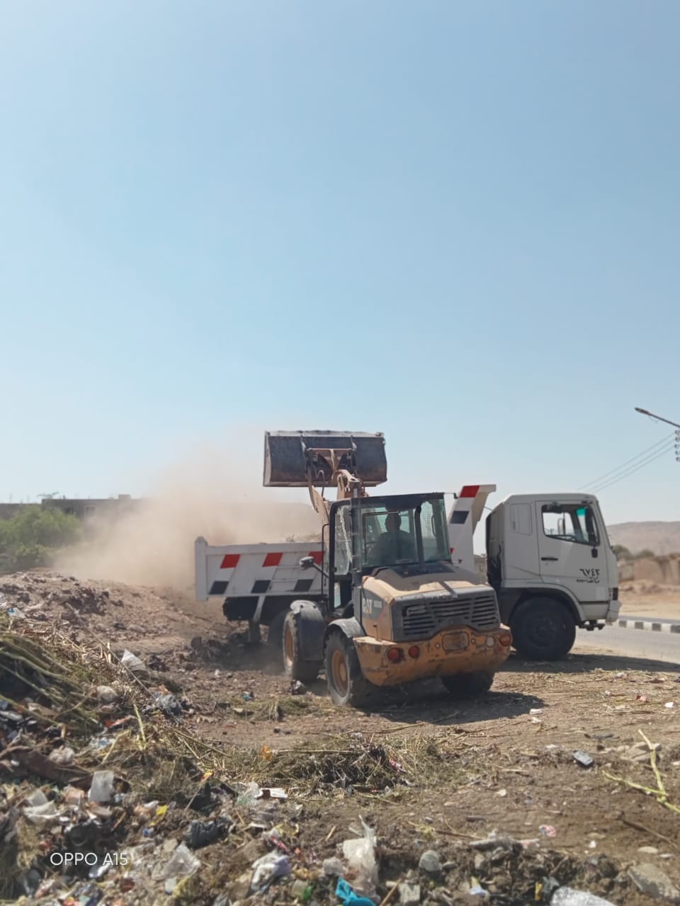 إستمرار وتكثيف أعمال النظافة بنطاق مركز ومدينة الغنايم
