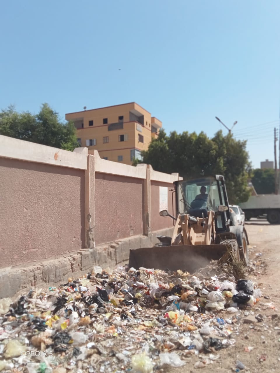 إستمرار وتكثيف أعمال النظافة بنطاق مركز ومدينة الغنايم
